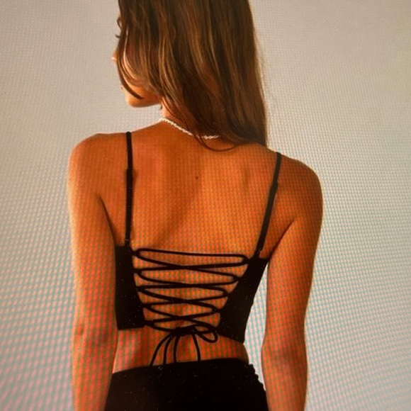 Peppermayo Dusk to Dawn Bustier crop top size 8 - Picture 5 of 7